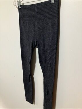 Athleta Grey Seamless High Rise Leggings Workout Activewear Size Small